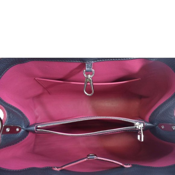 LOUIS VUITTON  Capucines Taurillon Leather Satchel Bag Black - Picture 12 of 12